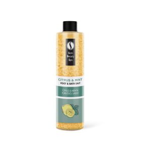   Frissítő Fürdősó és Lábáztató Só - Citrus és Menta - 330g